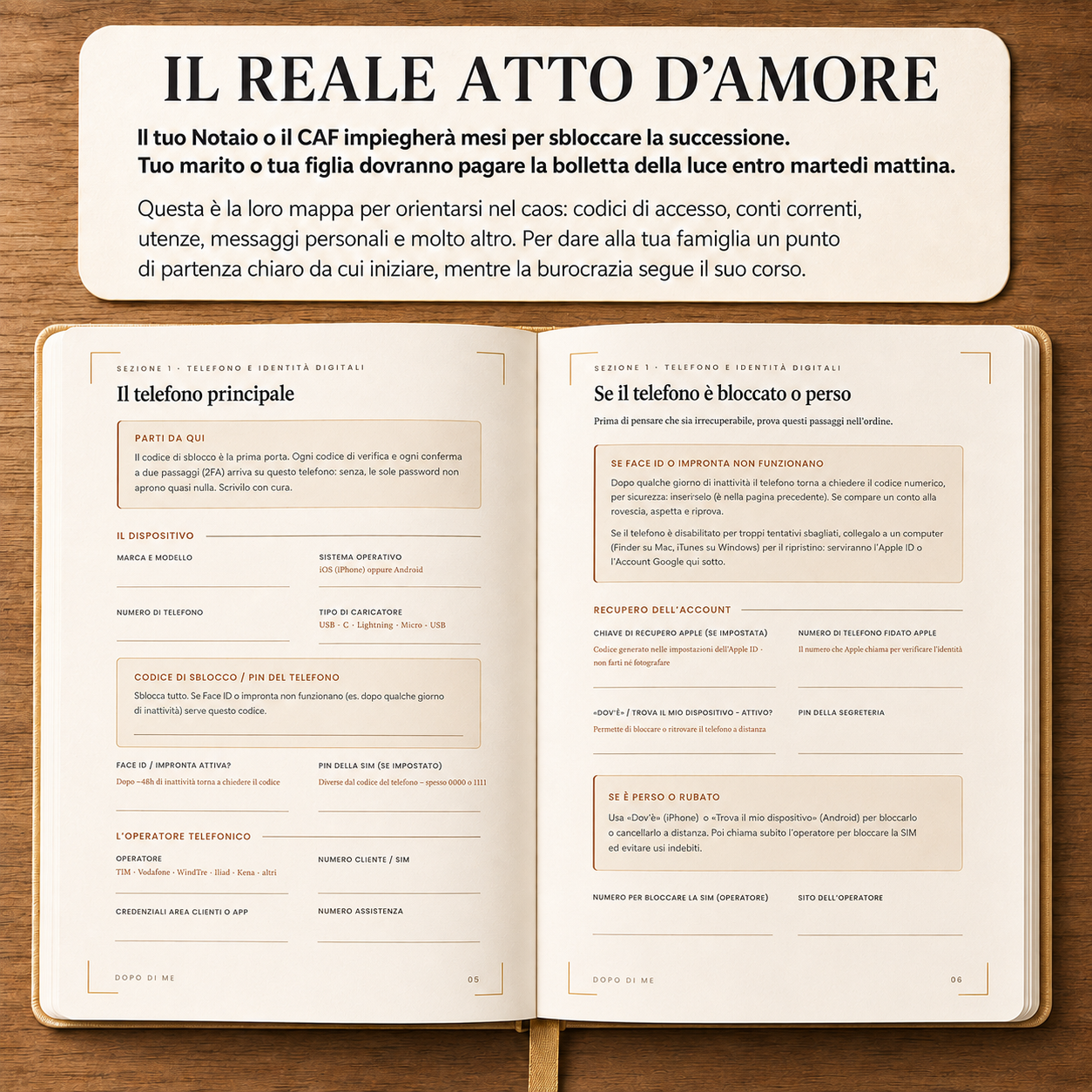 MEMORAE™ - Diario & Registro Di Organizzazione